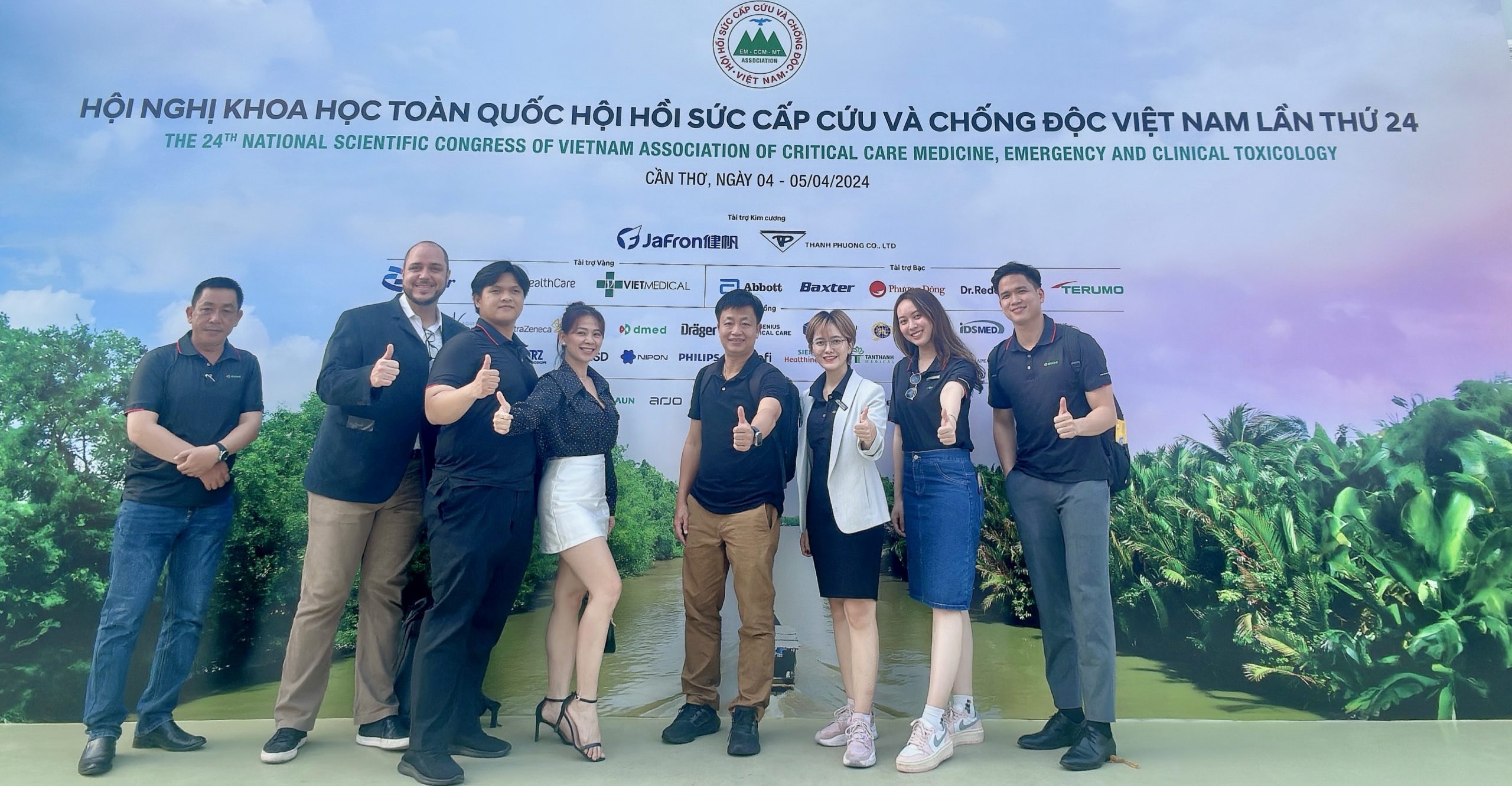 DMED tại Hội nghị Khoa học Toàn quốc Hội Hồi sức Cấp cứu và Chống độc Việt Nam lần thứ 24, Cần Thơ - hình 1