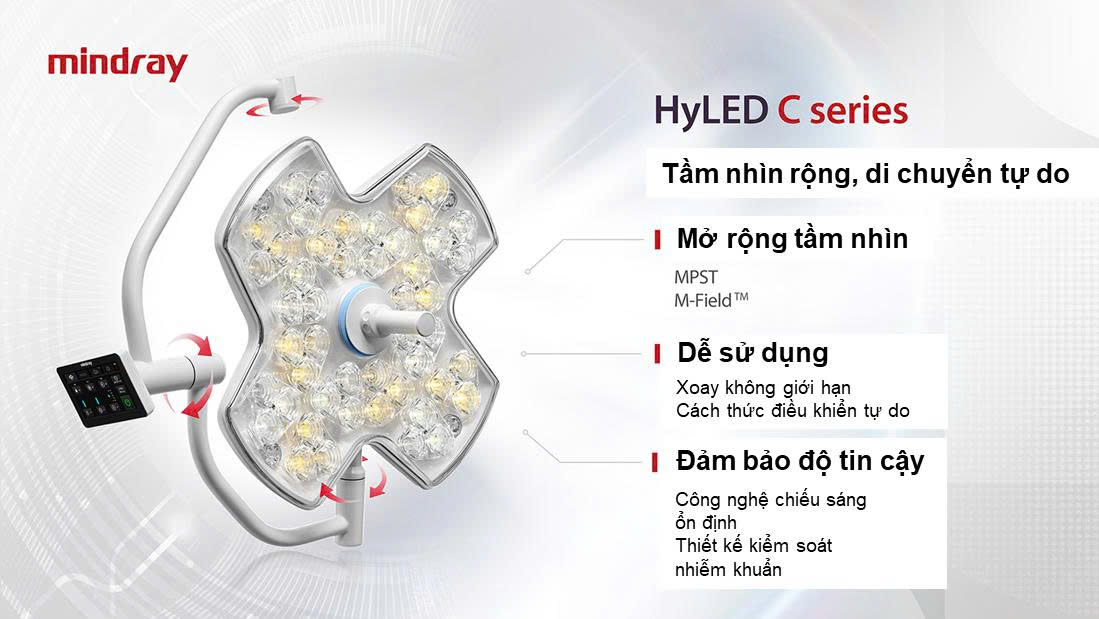 Đèn phẫu thuật - Model: HyLED C series - 2